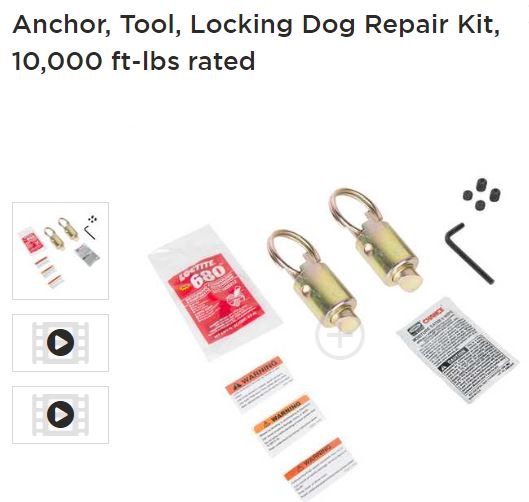 Repair Kit 10k locking do